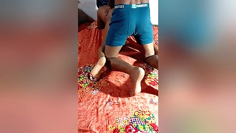 Indian chick riding a big cock in front of a webcam