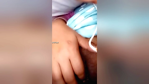Indian hairy woman shows her hairy pussy on web camera