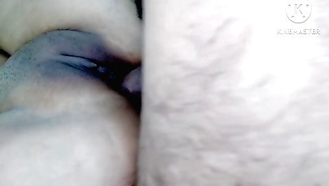 Indian chick making love to her boyfriend in a bedroom