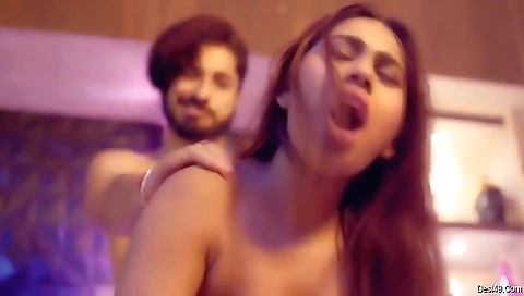 Indian slut gets penetrated by a customer by her lover