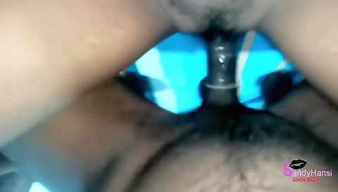 Hairy 3d model in stockings shows her hairy ass to us