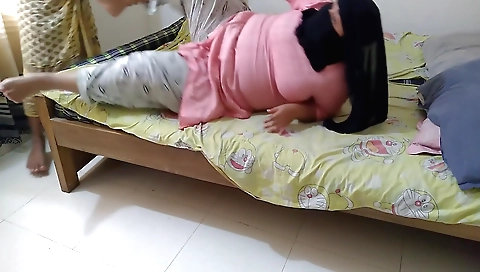 Busty indian teacher masturbating in front of camera
