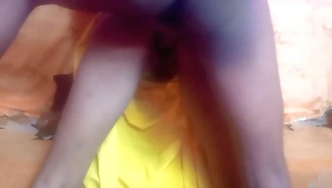 Stepbrother with his hairy pussy hump in webcam video
