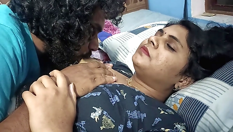 Indian teen gets fucked in the bedroom by her husband