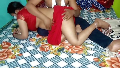 Indian slut with small tits gets a dick inside her