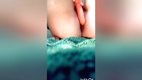 Sexy brunette has a good ass and a small pussy and gets it off