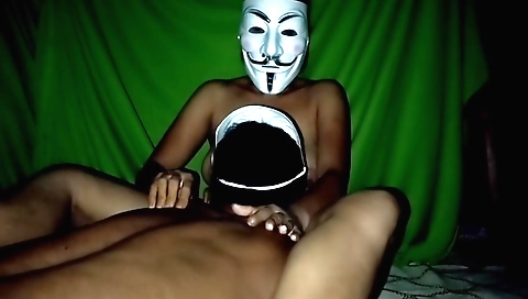 Indian wife and husband make homemade couple talk video