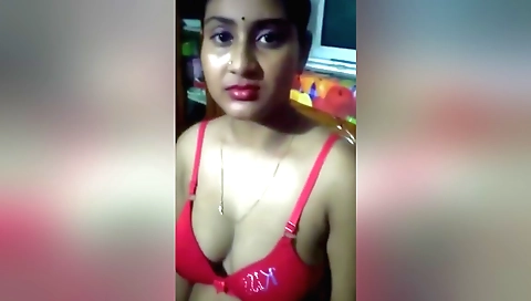 Indian stepdaughter showing her big boobs and fucking
