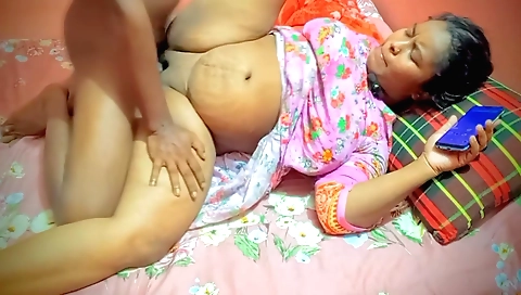 Indian girl gets fucked with big dick and she asked her husband