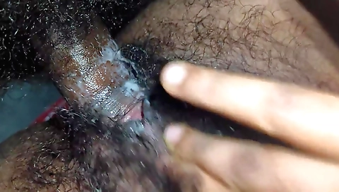 Indian girl gets fucked by her husband after she rubs her hair
