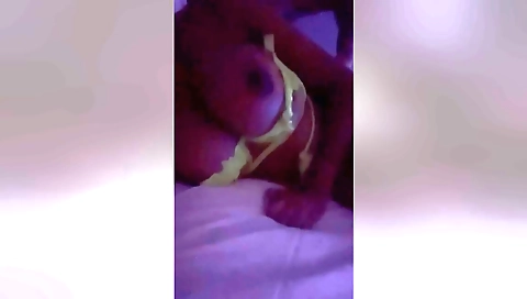 Amateur brunette princess taking a bbc late night cam