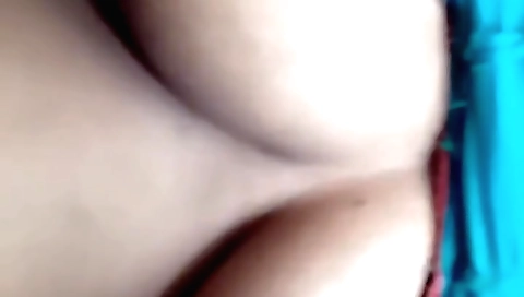 Indian aunt in white bra and stockings in solo video