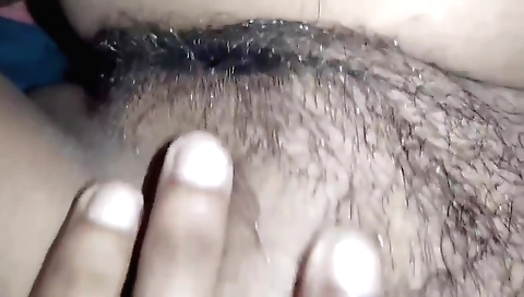 Indian hairy slut gets her tight pussy fucking in POV