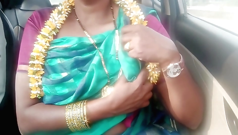 Amateur teen stepdaughter in car sex with a big cock