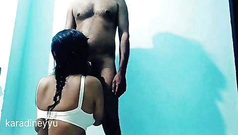 Indian babe with a bikini gets fucked in amateur porn video
