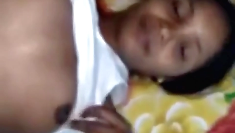 Busty Indian brunette gets shaved and fucked on the bed