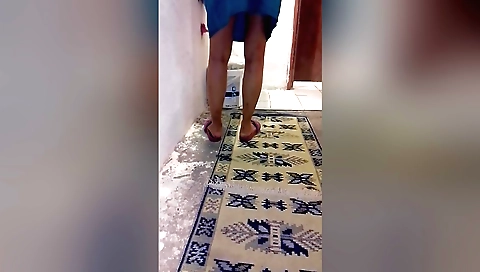 Pantyhose fantasy solo video with a sexy amateur video