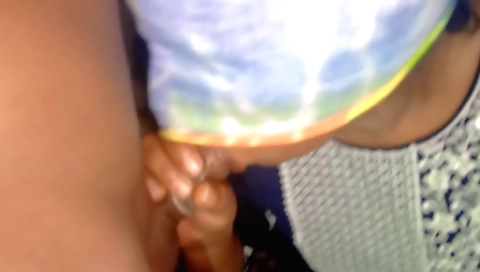 Indian brunette blowjob with her stepson in POV video