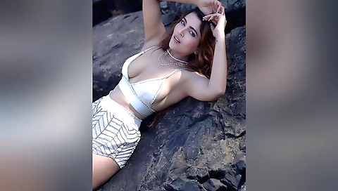 Solo female is making a homemade video with stepmom
