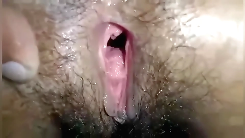 Amateur teen with small hairy vagina sucks school teacher's dick
