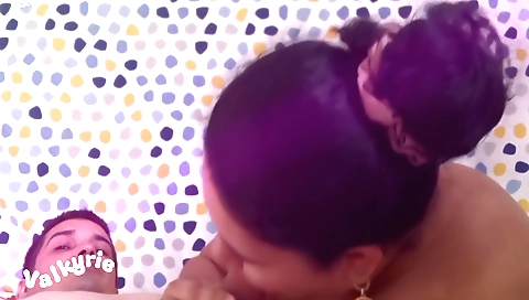 Indian milf with a big natural ass fucks in the ass