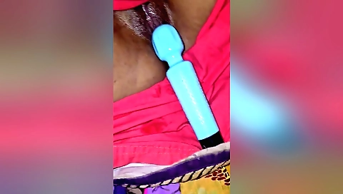 Indian woman with a hairy pussy enjoys watching her lover