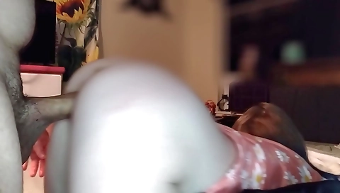 Amateur webcam porn video with a horny brunette babe
