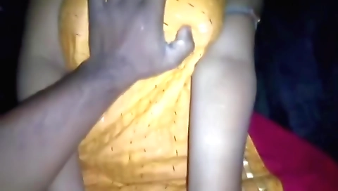 Indian brunette babe giving you the best big boob amateur video